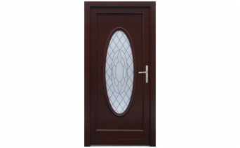 drzwi zewnętrzne drewniane, model drzwi Otylia W-1