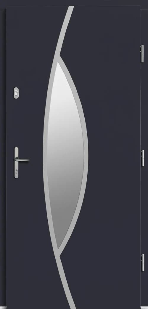 Drzwi drewniane zewnętrzne LUPOL, model DW-39